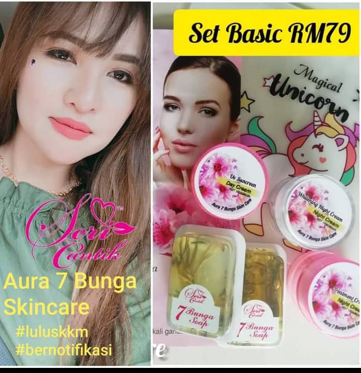 Aura 7 Flower Skincare Rm132 one set