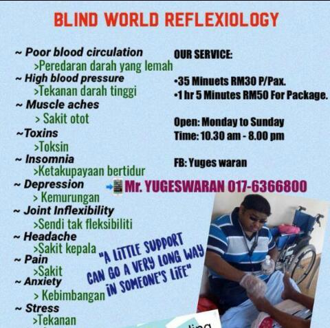 Blind world Reflexiology – Seremban