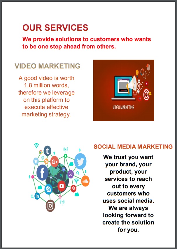 Video and social media marketing