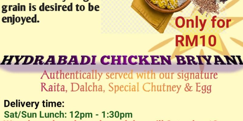 Authentic Hyderabadi Chicken Biryani